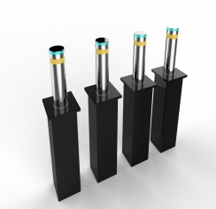 河北石家庄司法政府全自动升降路桩升降柱液压路桩