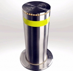 西安监狱防撞升降柱伸缩反光柱智能升降柱